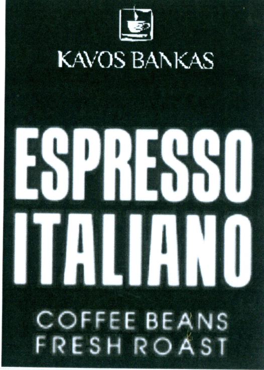Prekės ženklas: KAVOS BANKAS ESPRESSO ITALIANO COFFEE BEANS FRESH ROAST